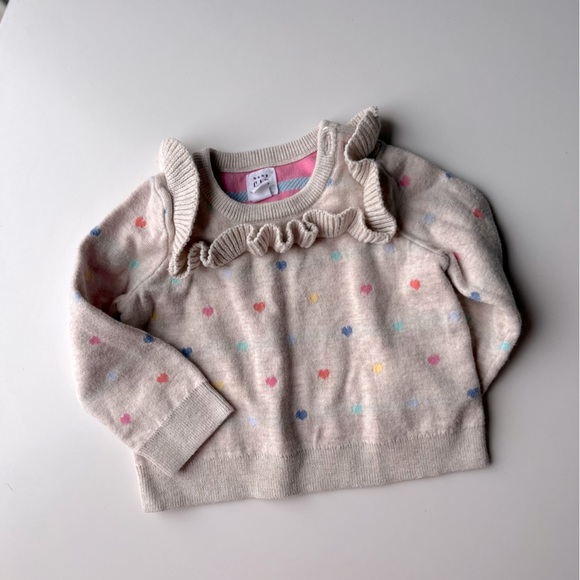 Baby Gap baby girl sweater set EUC size 6-12 - Picture 2 of 5